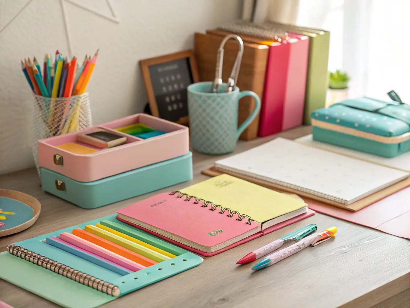 An image showcasing a variety of colorful file folders and notebooks on a shelf, highlighting the importance of document management in an office setting.